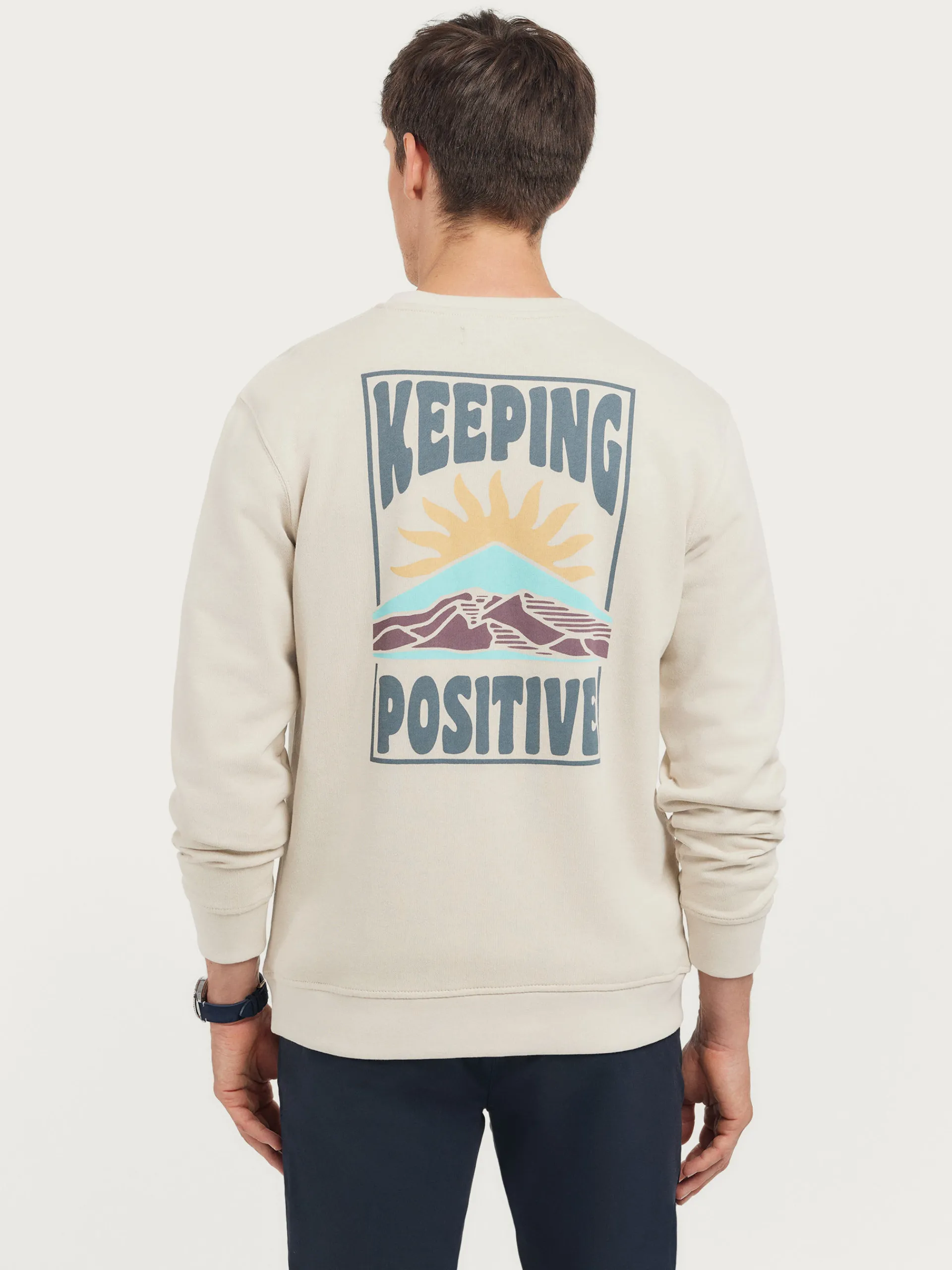 Teen|Sudaderas-Alvaro Moreno SUDADERA POSITIVE Crudo