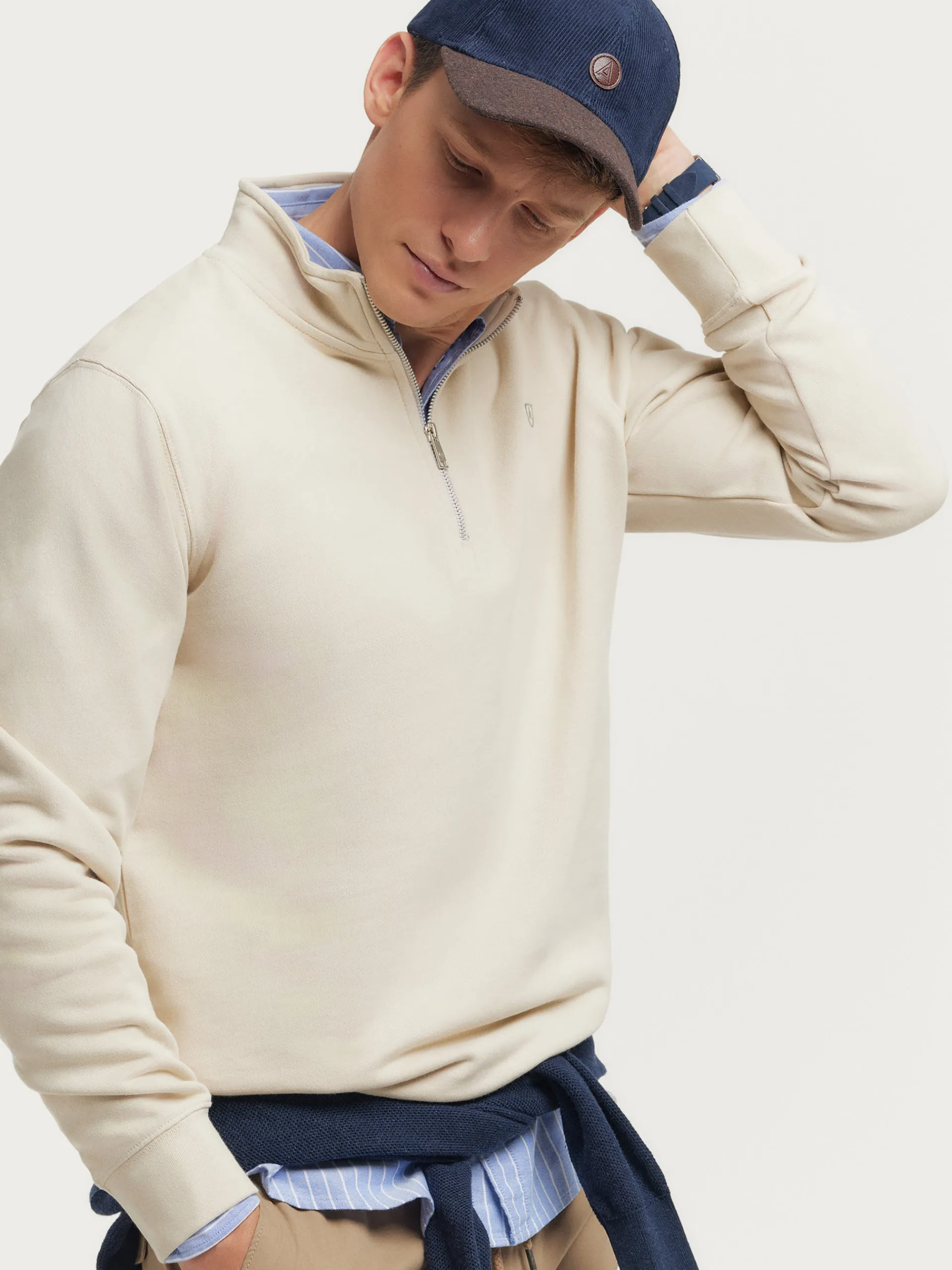 Sudaderas-Alvaro Moreno SUDADERA SINGLE Crudo